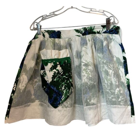 Vintage OOAK Hand Made 60's style Floral Sheer Hostess Aprons bundle of 2 - Picture 16 of 16